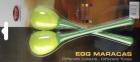 Stagg EGG-MA L/GR 2Pc Egg Maracas L/1 1/4Oz/Grn