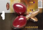 Stagg EGG-MA S/RD 2Pc Egg Maracas S/1 3/4Oz/Red