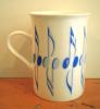HerGA Tall Quaver Coffee Mug - Blue