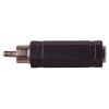 Soundlab Black Phono Plug To 6.35Mm Stereo Socket