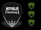 Jim Dunlop Hetfield Black Fang Pick Pack, 0.73mm, 6 Picks