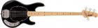 Ernie Ball Sterling By Musicman Ray 4 Bass, Gloss Black, Maple Neck