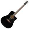 Fender CD-60SCE Black Electro-Acoustic Guitar (With tuner Preamp), Solid Top