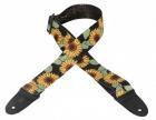Levys MP-06 2" Polyester Guitar strap Sunflower