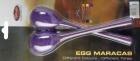 Stagg EGG-MA L/PP 2Pc Egg Maracas L/7/8Oz Purple