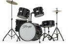 Stagg TIM120BK 5 Piece Drum Set, 20" Bass drum, cymbals, stool