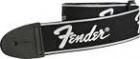 Fender 2" Running Logo Strap Black/White