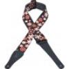Levys MPD2-003 Sublimation Polyester 2" Flowers Guitar Strap