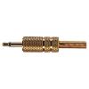 Soundlab Gold 2.5Mm High Quality Mono Jack Plug With Gold Plated Cover And Solder Terminals