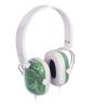 Soundlab G141GW Slab Green and White Stereo Headphones