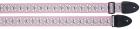 Stagg STE GIRL WH/PK Terylene Guitar Strap with Pirate Girl Pattern, Pink/White