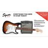 Squier SS SQ10G Guitar Strat Pack, BSB Sunburst